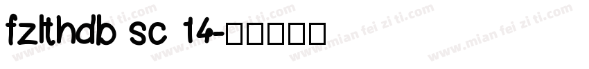 fzlthdb sc 14字体转换